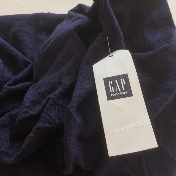 GAP FACTORY NAVY BLUE FOREVER SOFT SCOOP NECK AHORT SLEEVE TEE SHIRT NAVY XS NWT - Picture 6 of 12